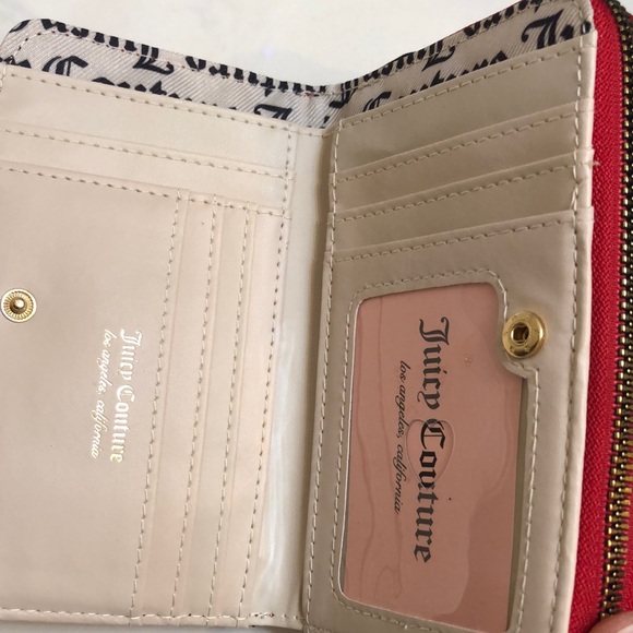 Juicy Couture Cool Red Love Never Dies Multi Compartment Bifold Wallet NWT - Picture 12 of 16